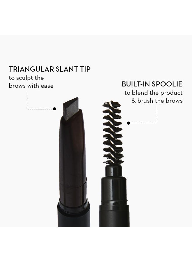شوجار قلم تحديد الحواجب Arch Arrival من SUGAR Cosmetics مع فرشاة دمج | يدوم حتى 12 ساعة | قلم حواجب عالي الصبغة | يدوم طويلاً ويمنحكِ لمسة نهائية طبيعية | 3.5 جرام - 01 جيري براون - Image 3